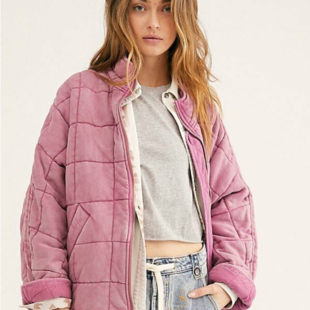 FP Quilted Dolman Jacket